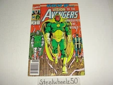 What If #19 Newsstand Comic Marvel 1990 Avengers Vision Conquered The World HTF