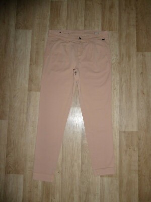 MELTIN POT MELODIE Chino Hose Boyfriend Slim Fit Hüftig Stretch W28 L30 **NEU**