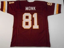 UNSIGNED CUSTOM Sewn Stitched Art Monk Burgundy Jersey - M, L, XL, 2XL, 3XL