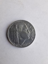 20 Cent 1941 Vittorio Emanuele III. Raro con difetti di conio.