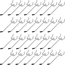 SENENQU 100PCS 4 Inch Pegboard Hooks Peg Board Hooks Accessories Fit 1/8” 