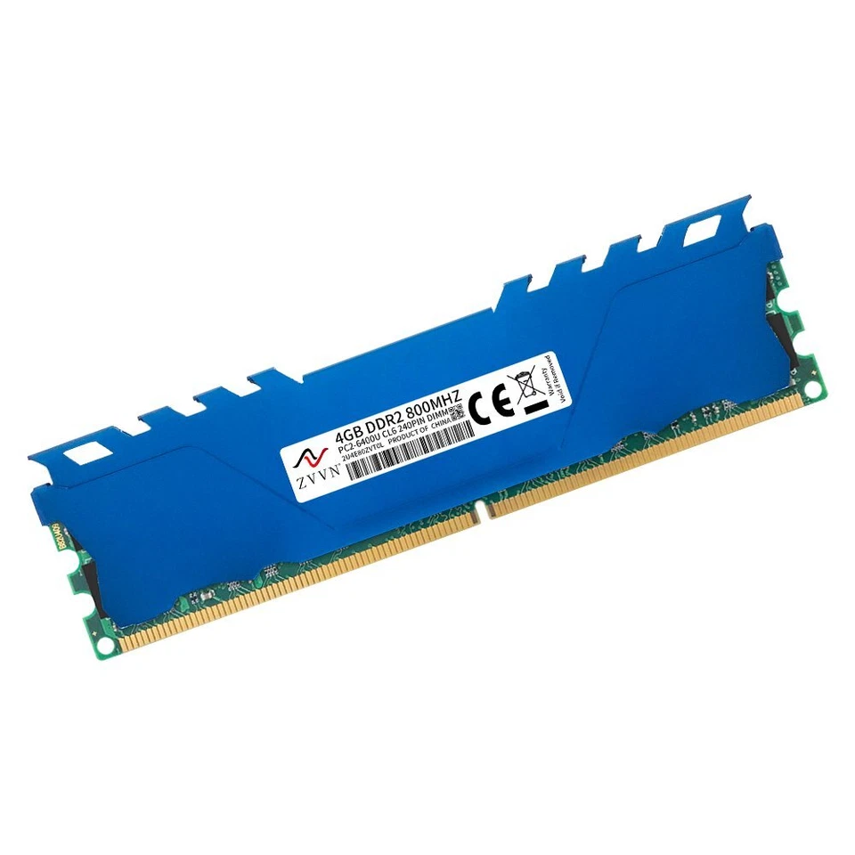 ZVVN 4GB DDR2 800MHz PC2-6400U 2Rx8 240Pin CL6 DIMM intel Desktop PC Memory RAM - Image 4 of 4
