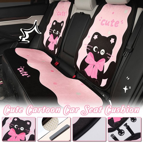 Cute Cartoon Car Seat Cushion Breathable Non-slip Car Seat Cover Decoration - Picture 2 of 21