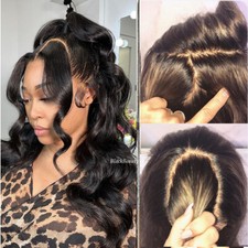 Body Wave Silk Base Full Lace Wig Brazilian Human Hair Glueless Silk Top Wigs