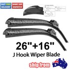 <!--F#f_0-->2Pcs/set Front Windscreen Wiper Blades Pair for U Hook Arm 26