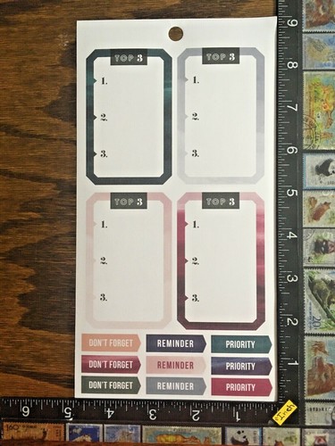 BOHO THEME, LABELS BY THE HAPPY PLANNER, ONE SHEET PAPER STICKERS #GDL122 - Picture 1 of 2