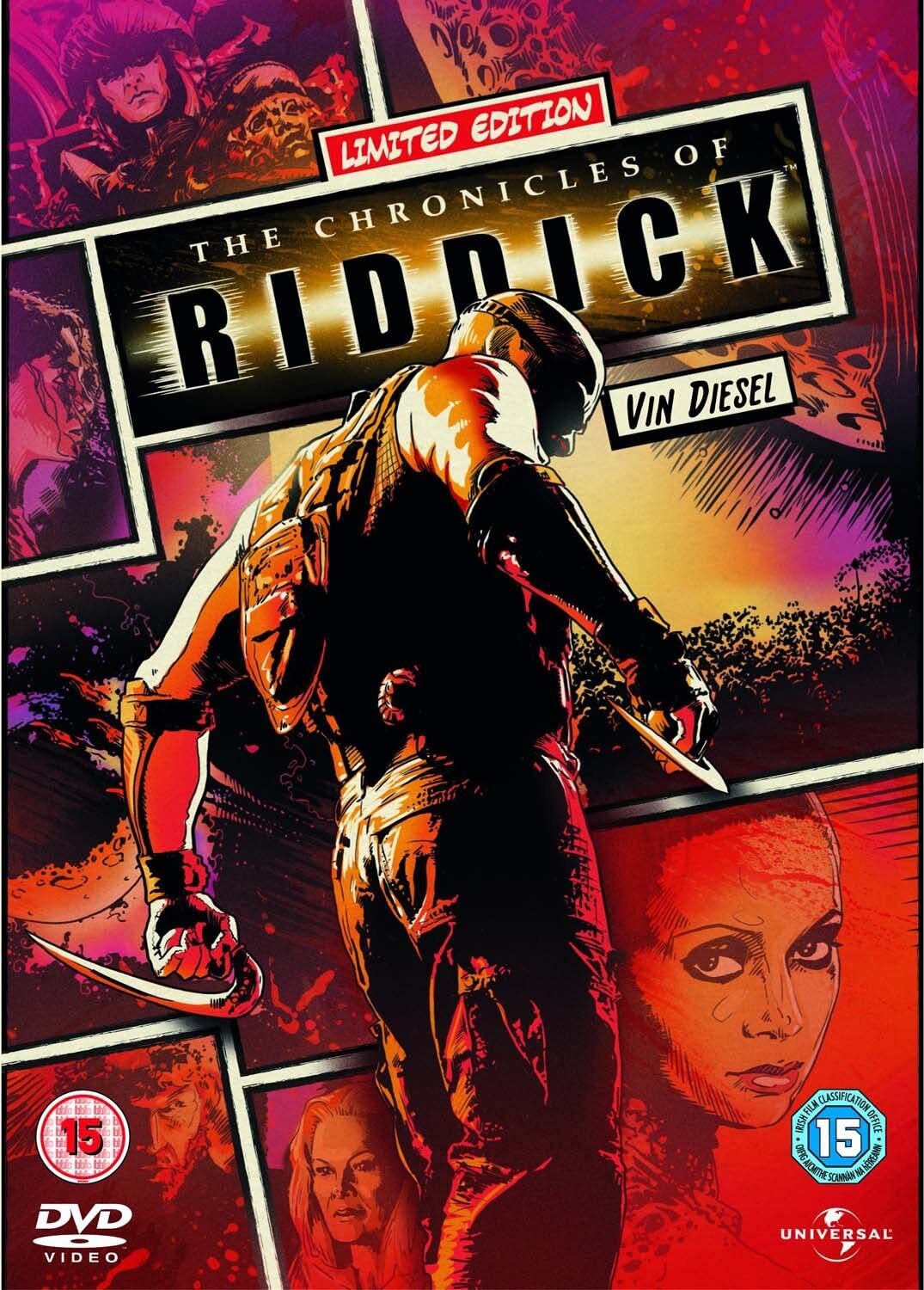 The Chronicles Of Riddick (DVD, 2012) Vin Diesel NEW SEALED PAL R2