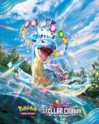 stellar crown pokemon cards Pokmon TCG: Scarlet & Violet-Stellar Crown Sleeved Booster Pack (10 Cards)