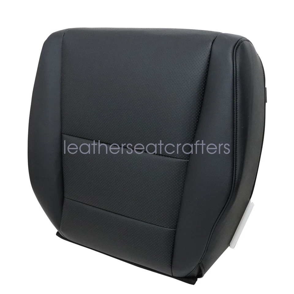 Cubierta de asiento inferior de cuero negra para conductor y pasajero Acura TSX 2010 2011 Foto 4 de 4