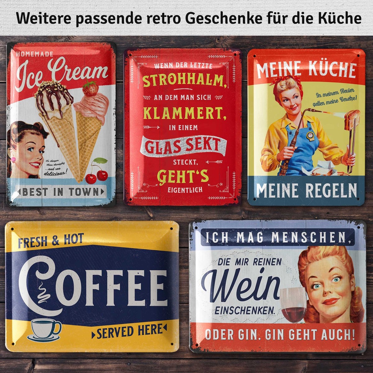 Retro Blechschild „Time For Wine“ – 20x30 Cm, Vintage-Design, Geschenkidee Für Weinliebhaber