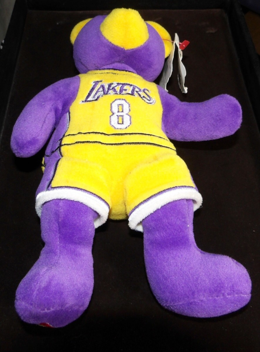TEAM BEARS AUTHENTIC NBA LOS ANGELES LAKERS KOBE BRYANT NUMBER 8 w