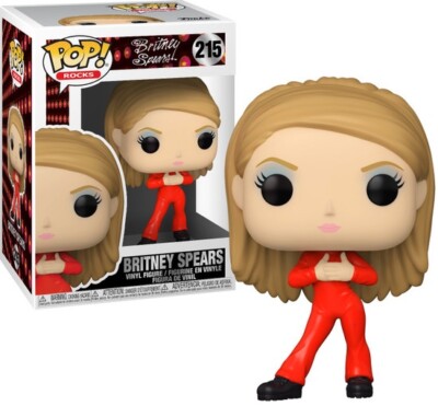 Funko Pop! Rocks Britney Spears Catsuit Red Oops I Did It Again #215