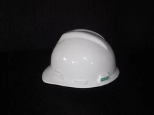 NEW MSA 466354 Hard Hat, Front Brim, White (T)