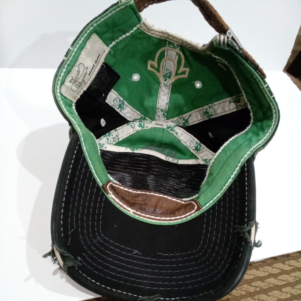 True Religion Winged Trucker Hat True Religion Men Trucker Hat green Distressed Vintage  main image 3