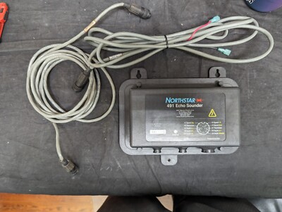 Northstar 491 Echo Sounder Fish Finder Module Sonar for 6001i With Cables- Works
