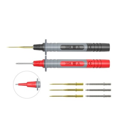 Multimeter Prüfspitze 2er Set Prüfspitze austauschbar Amperemeter Sonde CAT II