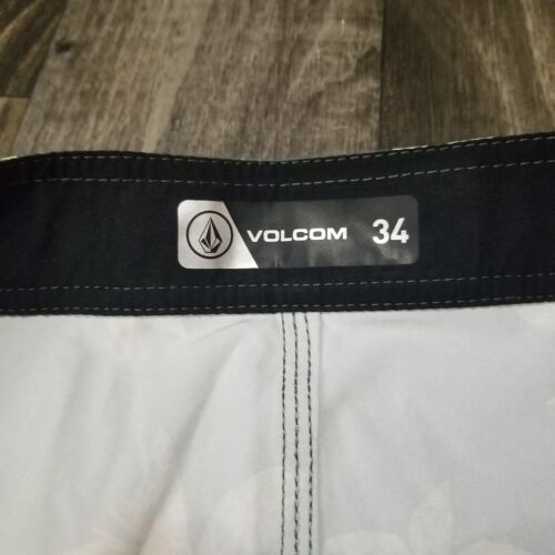 Volcom Floral Mod Tech Board Shorts Sz 34 Swim Trunks Shorts Beach Surfing - Picture 8 of 11