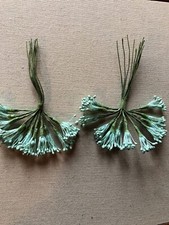 Vintage Millinery Flower Light Green Stamen 24 Stem Lot Unused Stock HzS