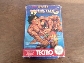 JEU vid&eacute;o Nintendo Nes Tecmo World Wrestling FR PAL + boite