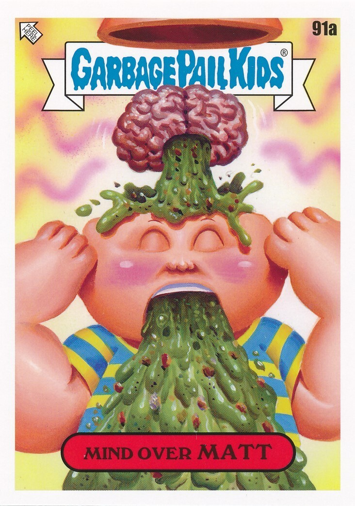 91a MIND OVER MATT 2023 GPK Garbage Pail Kids 2 Intergoolactic