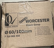 Worcester Vertical Flue Adaptor 60/100mm 7719002432 BNIB