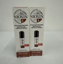 2 Pack NIOXIN System 4 Colored Hair Scalp  Hair Treatment 3.38 oz New in Box