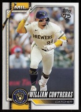 2026 Topps Series 1 Celebration William Contreras #192 Milwaukee Brewers