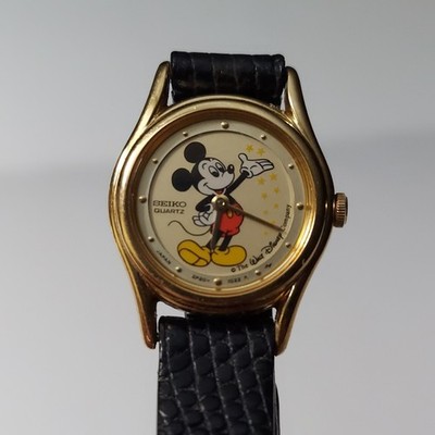 Vtg Seiko Mickey Mouse Disney Watch Child Size 2P20-0089  display picture 1