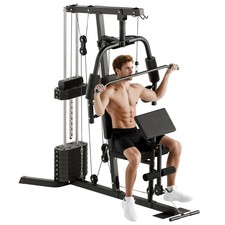 HOMCOM Multi Home Gym Machine with 45kg Weight Stack for Full Body Workout