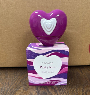 ESCADA Party Love Limited Edition Eau de Parfum Spray, Regular Size 3.3 fl oz