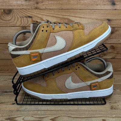 Nike Turnschuhe Herren Größe UK 8,5 Dunk Low SE Teddybär Praline Skaterschuhe SB