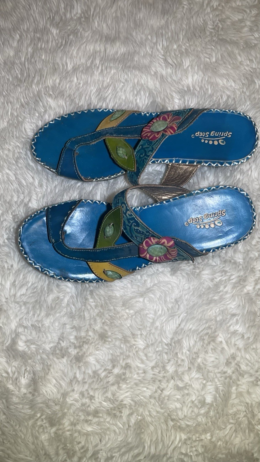 APL Spring Steps Roseanne sandali donna turchese floreale taglia 7