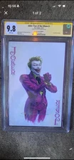 Joker: Year Of The Villain Clayton Crain Signed Altoona PA CGC 9.8 DC marvel