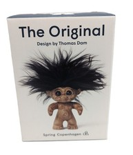 Muñeca DAM TROLL Madera Roble NUEVA EN CAJA Dinamarca 4"