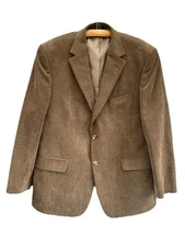 M&S Men's Dark Khaki Smart Tailored Blazer Jacket Chest 42 Short