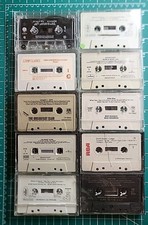 Vintage Rock Cassette Tape Lot Of 10. Jewel Case, No Inlay. Lot B
