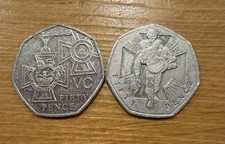 Victoria Cross 50p Coins 2006 Heroic Acts & The Medal