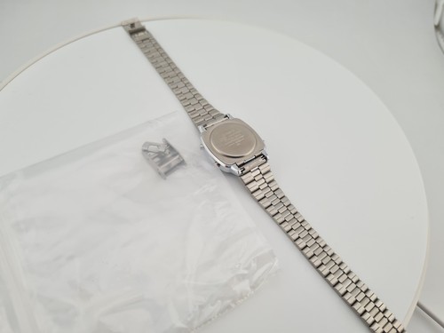 Casio Chrome Coloured Stainless Steel Bracelet Watch. Casio LA670WEA - Picture 22 of 24