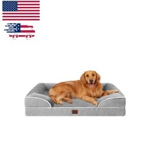 Orthopedic Memory Foam Dog Bed for Extra Large Dogs 44x32in - Waterproof Comfort
