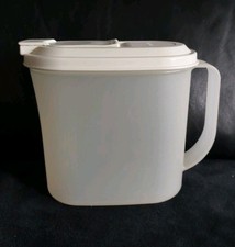 Tupperware Dzbanek Pour Store z klapką 1 litr off biały Vintage