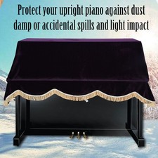 200 * 150cm Durable Upright Piano Dustproof Protective Cover Pleuche Cloth