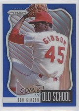 2021 Panini Prizm Old School Blue Prizm Bob Gibson #OS-3 HOF 10k8