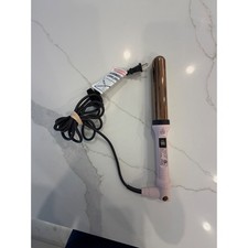 L'ange Ondul Rose Gold Titanium Curling Wand Blush Pink 25mm HT015B 2001