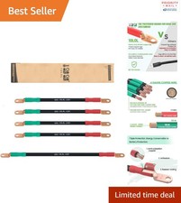 Durable 4 Gauge Battery Wiring Kit with PVC Insulation for Golf Carts - EZGO TXT