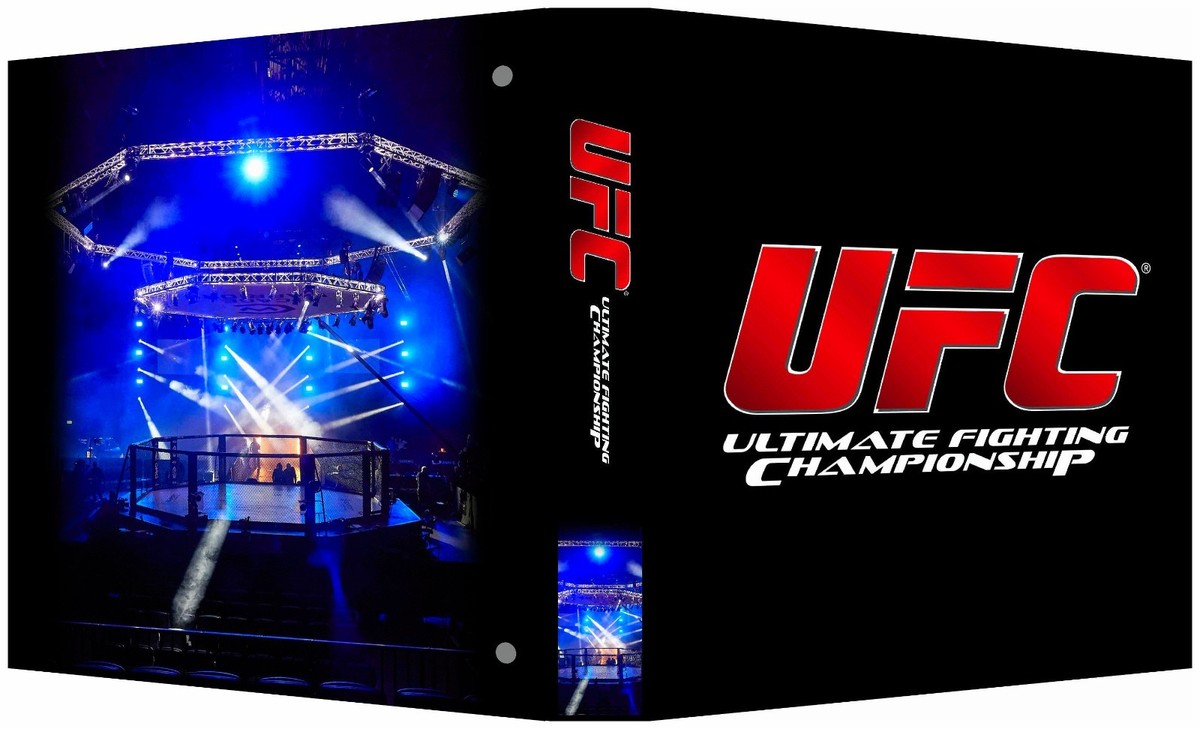 UFC ULTIMATE FIGHTING CHAMPIONSHIP Custom 3-Ring Binder Trading Card Photo Album UFC ULTIMATE FIGHTING CHAMPIONSHIP Custom 3-Ring Binder Trading Card Photo Album