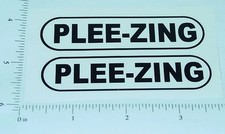 Pair Metalcraft Plee-Zing Wrecker Truck Stickers MC-035