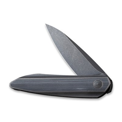 WE KNIFE Black Void Opus 2010D Knife Black 20CV Carbon Fiber Black Titanium