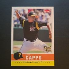 Fleer 2006 Matt Capps #136 Rookie Pittsburgh Pirates MLB Fleer Tradition Card. rookie card picture