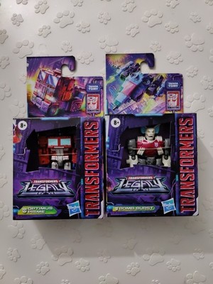  Hasbro Transformers Legacy Optimus Prime and Bomb-burst Core Class(Lot 2 PCs)