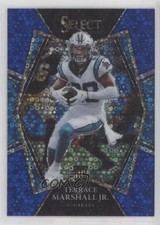 2021 Panini Select Premier Level Blue Disco Prizm 1/25 Terrace Marshall Jr a8x